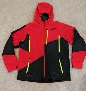 KLIM Snowmobile Storm Jacket GORE-TEX Waterproof Shell Men's XXL Red Black